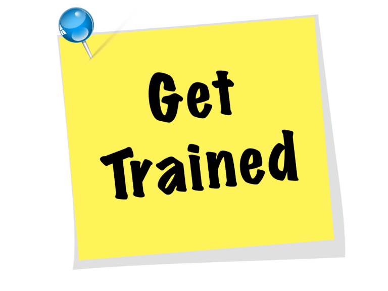 Get Trained - Sticky Note